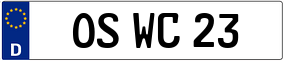 Truck License Plate